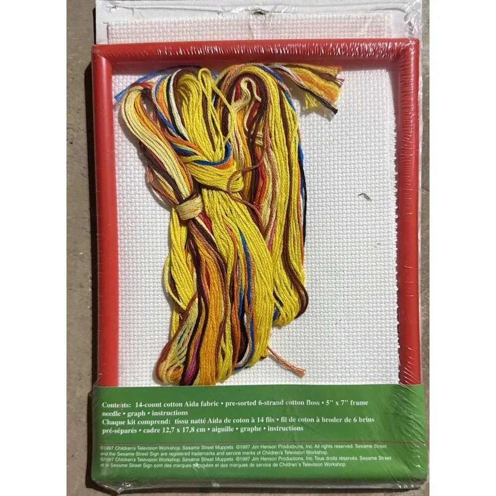 Sesame Street Bert Ernie Big Bird Counted Cross Stitch 5x7 Jaylynn #68-11 68-16